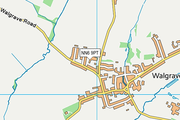 NN6 9PT map - OS VectorMap District (Ordnance Survey)