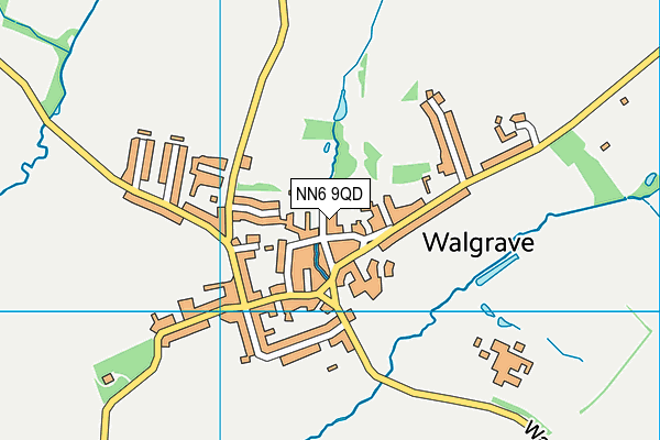 NN6 9QD map - OS VectorMap District (Ordnance Survey)