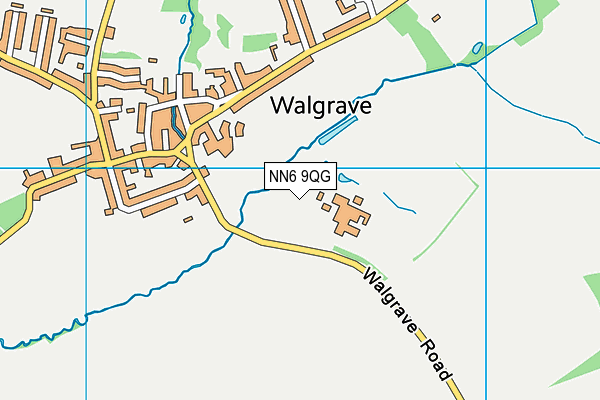 NN6 9QG map - OS VectorMap District (Ordnance Survey)