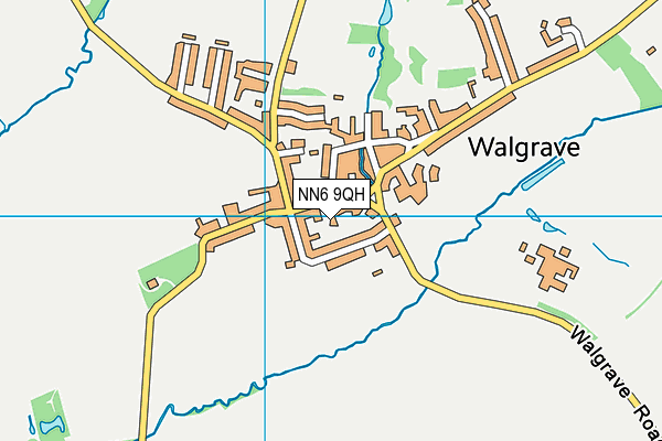NN6 9QH map - OS VectorMap District (Ordnance Survey)