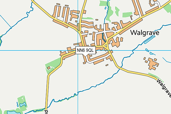 NN6 9QL map - OS VectorMap District (Ordnance Survey)