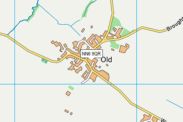 NN6 9QR map - OS VectorMap District (Ordnance Survey)