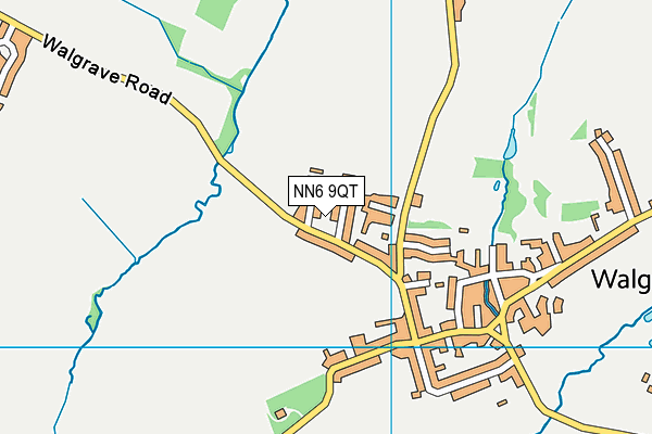 NN6 9QT map - OS VectorMap District (Ordnance Survey)