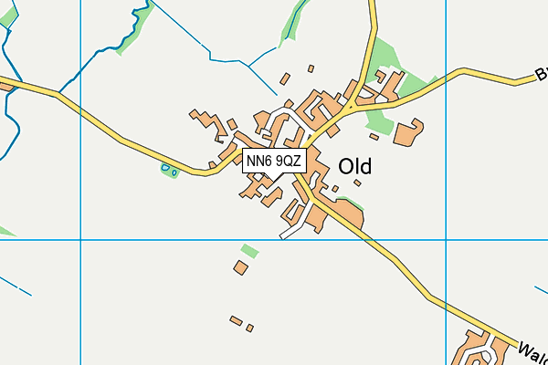 NN6 9QZ map - OS VectorMap District (Ordnance Survey)