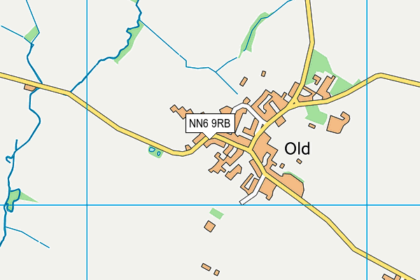 NN6 9RB map - OS VectorMap District (Ordnance Survey)