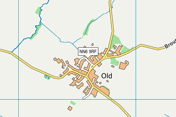 NN6 9RF map - OS VectorMap District (Ordnance Survey)