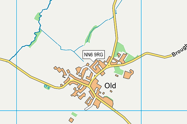 NN6 9RG map - OS VectorMap District (Ordnance Survey)