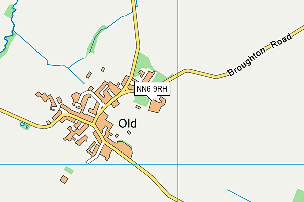 NN6 9RH map - OS VectorMap District (Ordnance Survey)