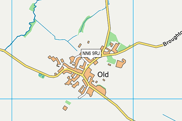 NN6 9RJ map - OS VectorMap District (Ordnance Survey)