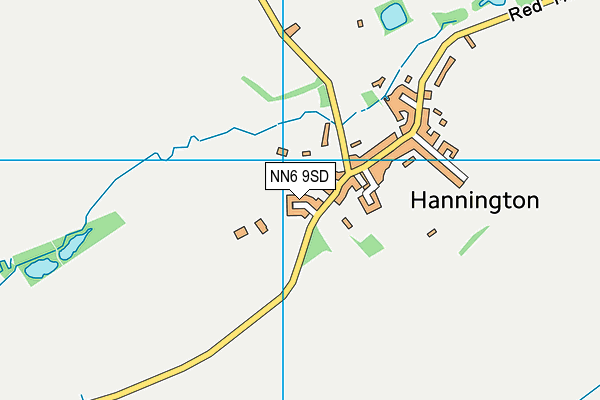 NN6 9SD map - OS VectorMap District (Ordnance Survey)