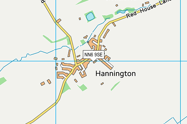 NN6 9SE map - OS VectorMap District (Ordnance Survey)