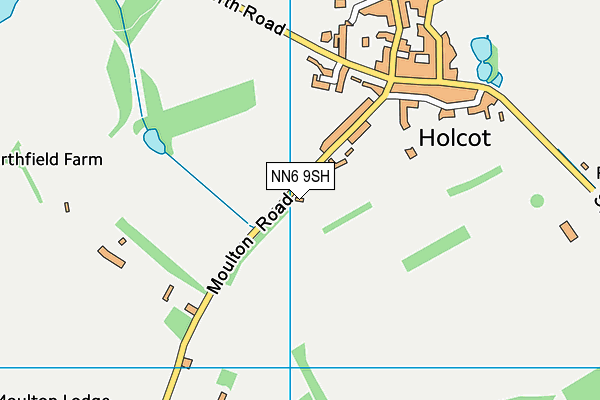 NN6 9SH map - OS VectorMap District (Ordnance Survey)
