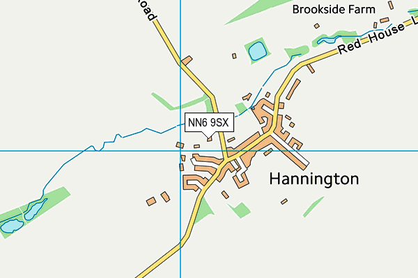 NN6 9SX map - OS VectorMap District (Ordnance Survey)