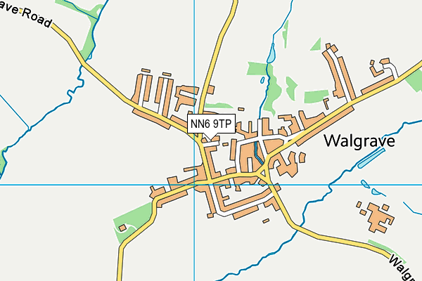 NN6 9TP map - OS VectorMap District (Ordnance Survey)