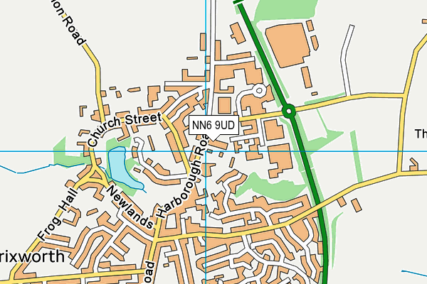 NN6 9UD map - OS VectorMap District (Ordnance Survey)