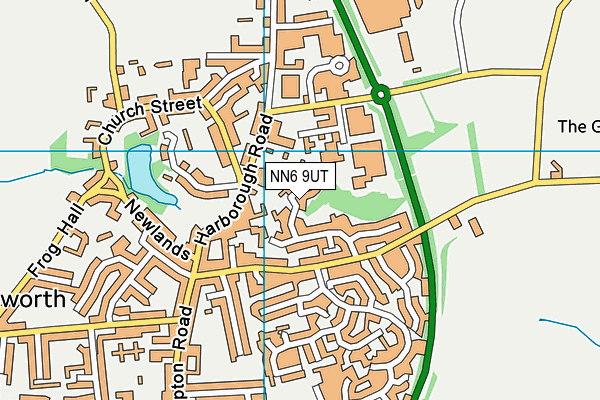 NN6 9UT map - OS VectorMap District (Ordnance Survey)