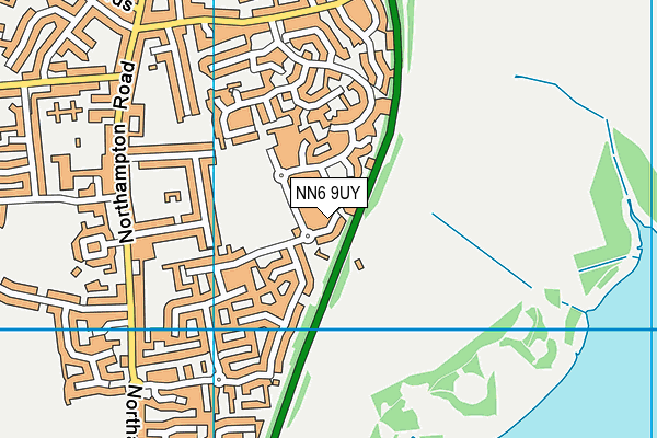 NN6 9UY map - OS VectorMap District (Ordnance Survey)