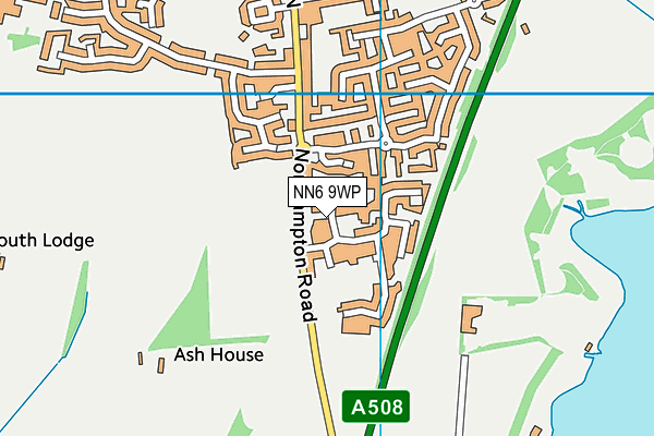 NN6 9WP map - OS VectorMap District (Ordnance Survey)