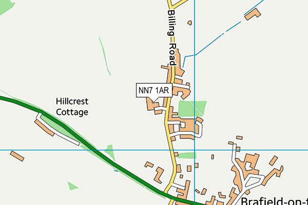 NN7 1AR map - OS VectorMap District (Ordnance Survey)