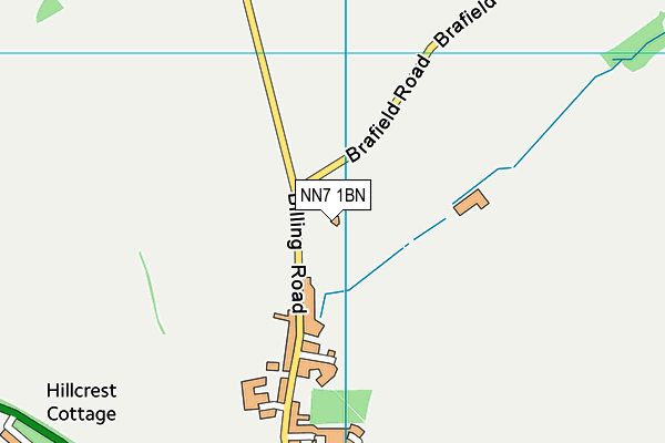 NN7 1BN map - OS VectorMap District (Ordnance Survey)
