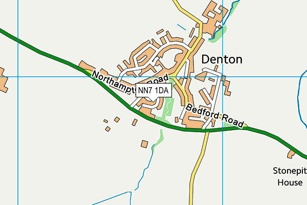 NN7 1DA map - OS VectorMap District (Ordnance Survey)