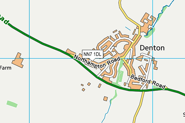 NN7 1DL map - OS VectorMap District (Ordnance Survey)