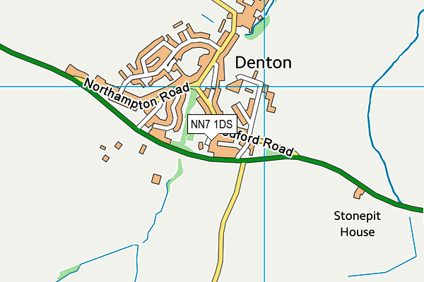 NN7 1DS map - OS VectorMap District (Ordnance Survey)