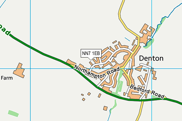 NN7 1EB map - OS VectorMap District (Ordnance Survey)