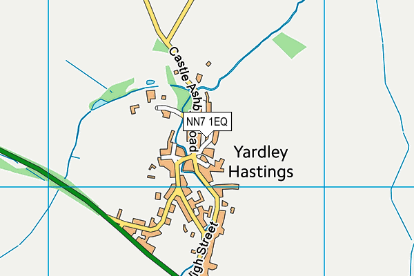 NN7 1EQ map - OS VectorMap District (Ordnance Survey)