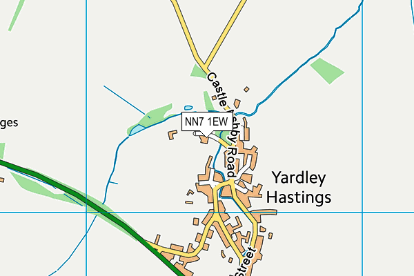 NN7 1EW map - OS VectorMap District (Ordnance Survey)