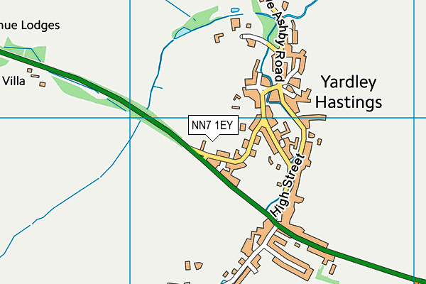 NN7 1EY map - OS VectorMap District (Ordnance Survey)