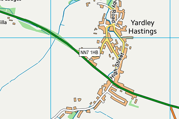 NN7 1HB map - OS VectorMap District (Ordnance Survey)
