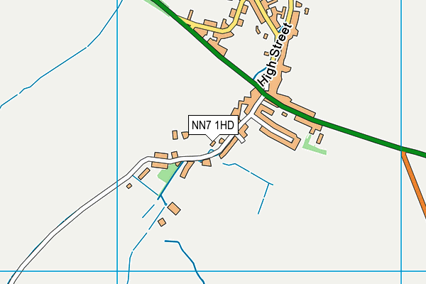 NN7 1HD map - OS VectorMap District (Ordnance Survey)