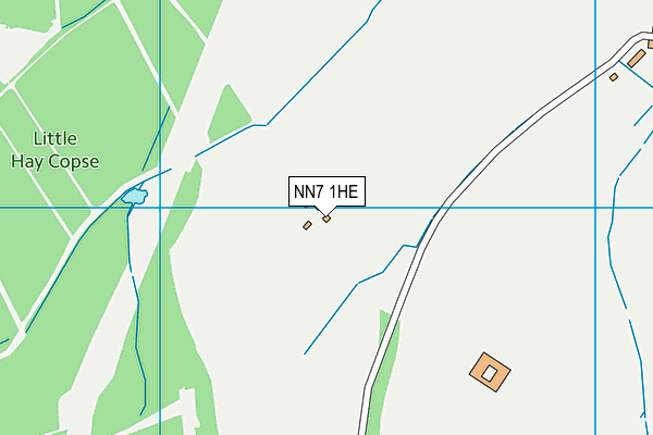 NN7 1HE map - OS VectorMap District (Ordnance Survey)