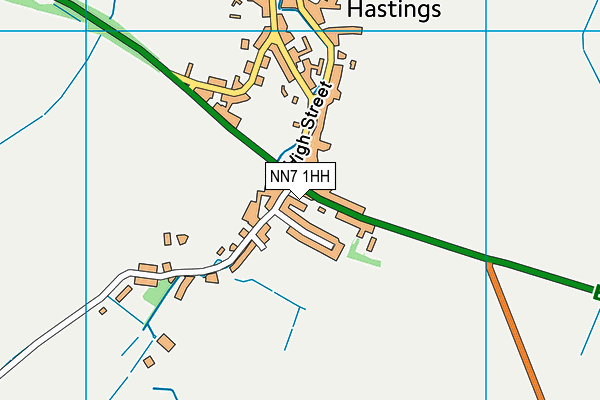 NN7 1HH map - OS VectorMap District (Ordnance Survey)