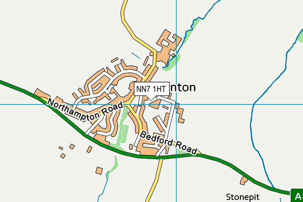 NN7 1HT map - OS VectorMap District (Ordnance Survey)