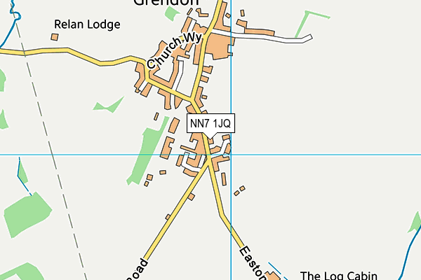 NN7 1JQ map - OS VectorMap District (Ordnance Survey)