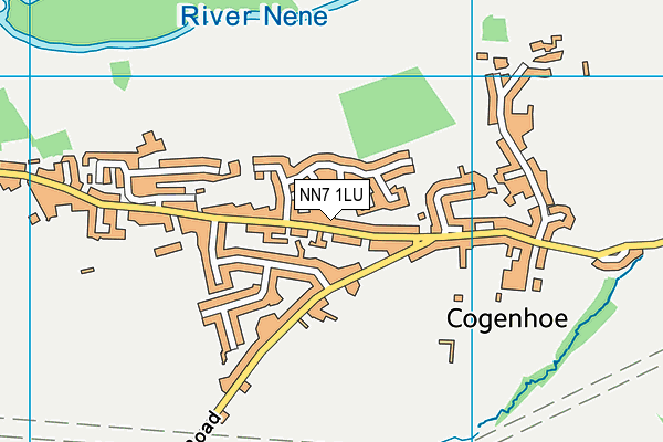 NN7 1LU map - OS VectorMap District (Ordnance Survey)