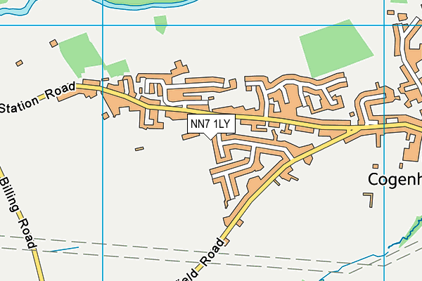 NN7 1LY map - OS VectorMap District (Ordnance Survey)