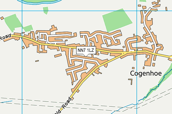 NN7 1LZ map - OS VectorMap District (Ordnance Survey)
