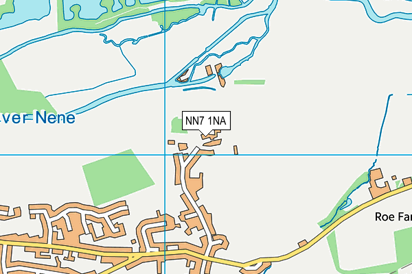 NN7 1NA map - OS VectorMap District (Ordnance Survey)