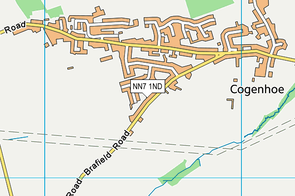Map of COGENHOE UNITED FOOTBALL CLUB LIMITED at district scale