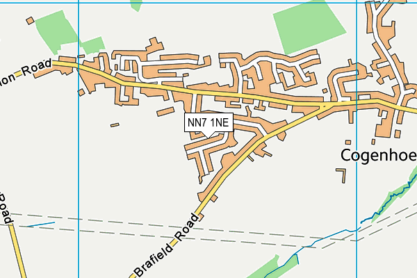 NN7 1NE map - OS VectorMap District (Ordnance Survey)
