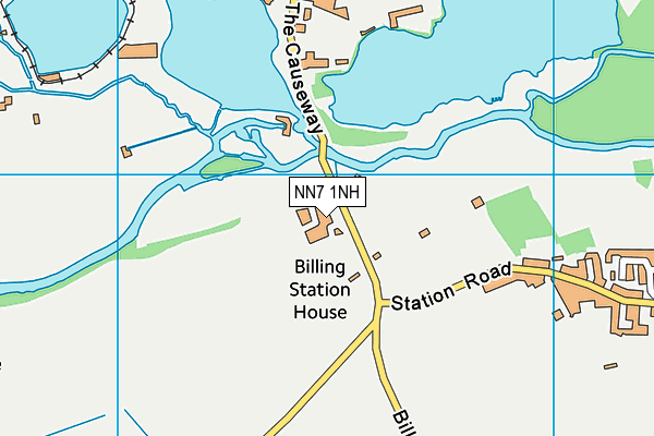 NN7 1NH map - OS VectorMap District (Ordnance Survey)