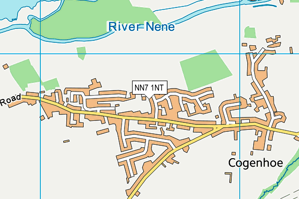 NN7 1NT map - OS VectorMap District (Ordnance Survey)