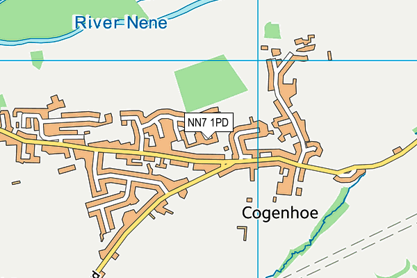 NN7 1PD map - OS VectorMap District (Ordnance Survey)