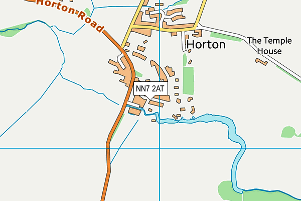 NN7 2AT map - OS VectorMap District (Ordnance Survey)
