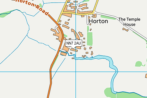 NN7 2AU map - OS VectorMap District (Ordnance Survey)