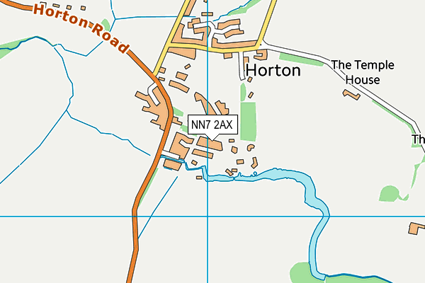 NN7 2AX map - OS VectorMap District (Ordnance Survey)