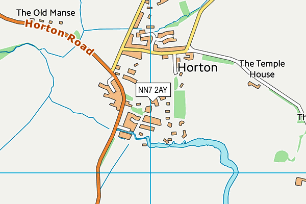 NN7 2AY map - OS VectorMap District (Ordnance Survey)